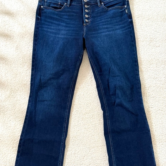 Silver Jeans Suki Slim Boot Button Fly Dark Blue - Picture 11 of 11